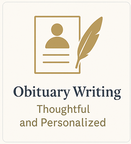 Obituary Writing – Thoughtful and Personalized